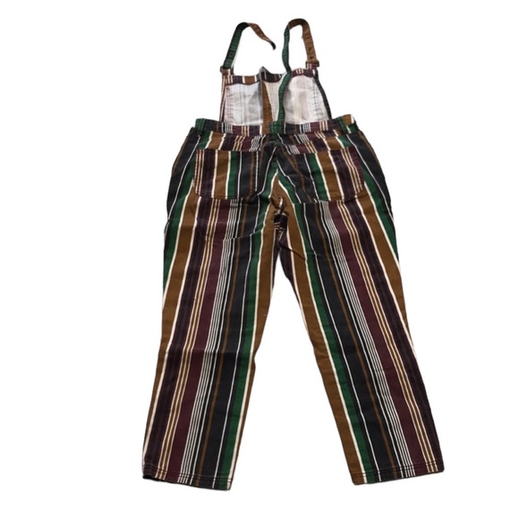 BDG Urban Outfitters Retro Striped Burron Up Overalls - Picture 5 of 13